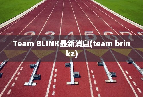 Team BLINK最新消息(team brinkz)