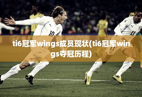 ti6冠军wings成员现状(ti6冠军wings夺冠历程)